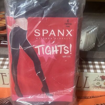 SPANX Tights  Nightcap NAVY Luxe Leg Size C NWT NEW